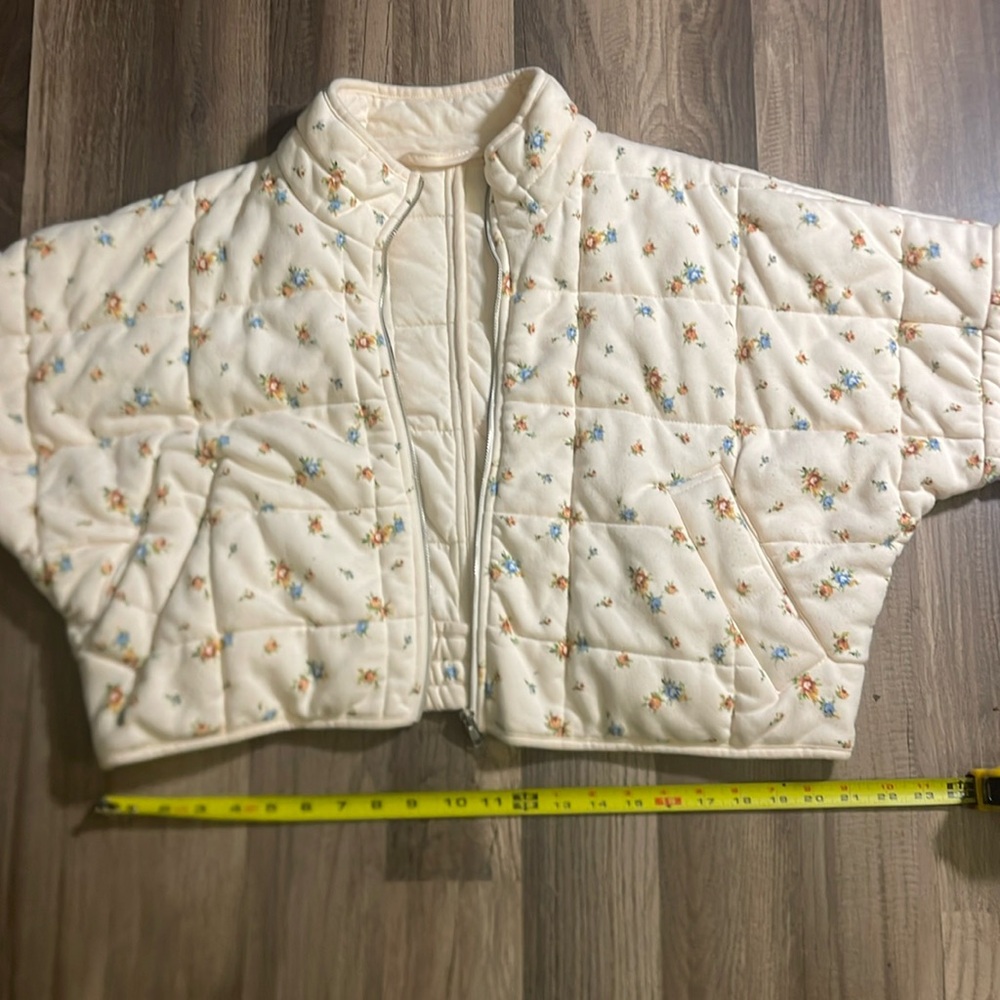 One of a kind handmade cropped jacket